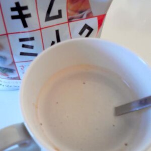 ダイエット応援！スキムミルクでカフェオレ